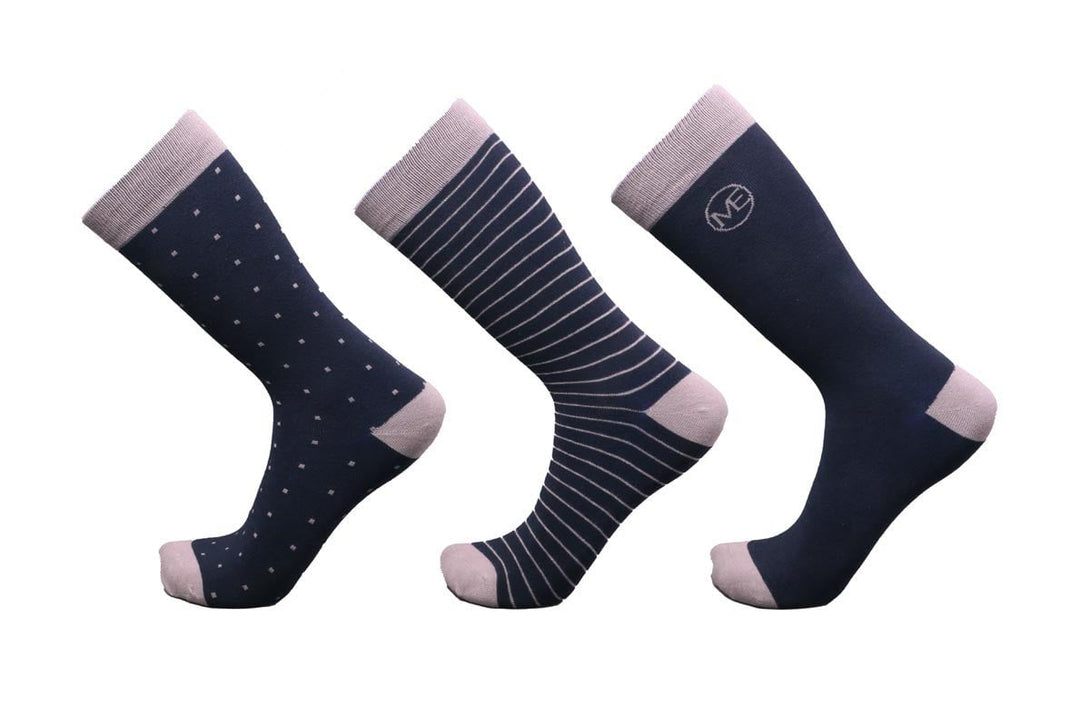 Michael Ellis Thomas BIG Dress Socks Variety 6-Pack - Wide