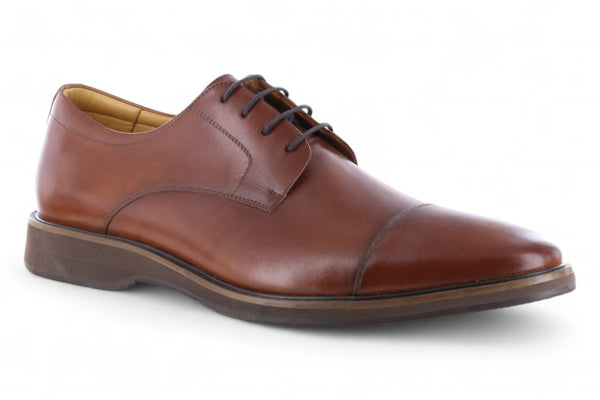 Michael Ellis Elliott Cap-Toe Dress Shoe - Whiskey